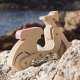 Jouet en bois à construire MANUFACTURE EN FAMILLE Mon joli scooter DIY