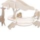 Jouet en bois à construire MANUFACTURE EN FAMILLE Les animaux de la savane DIY
