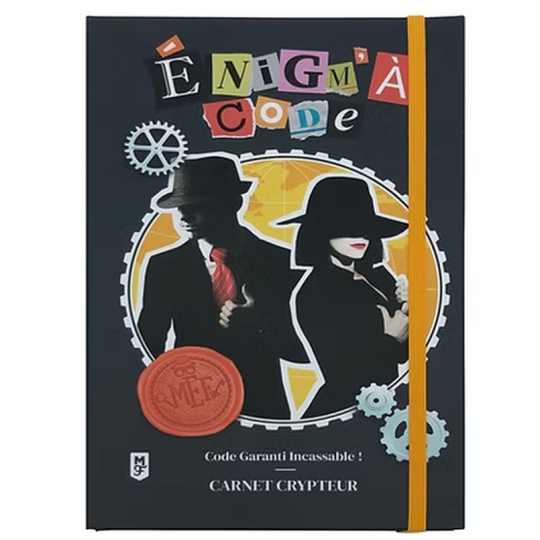 Jeu Enigma Code MANUFACTURE EN FAMILLE Carnet Crypteur