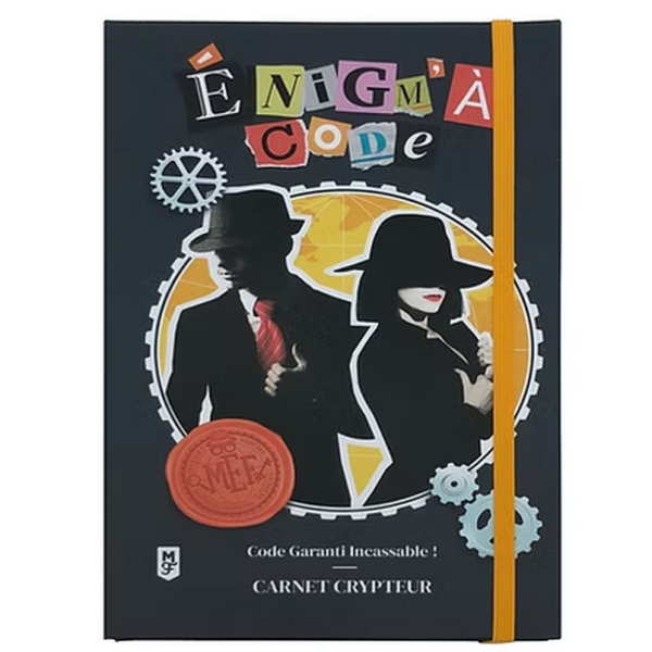 Jeu Enigma Code MANUFACTURE EN FAMILLE Carnet Crypteur