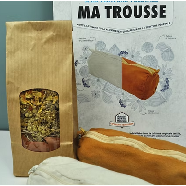 Kit d'initiation à la teinture végétale MANUFACTURE EN FAMILLE Ma trousse DIY