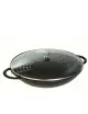 Wok en fonte STAUB 37cm - 3 coloris