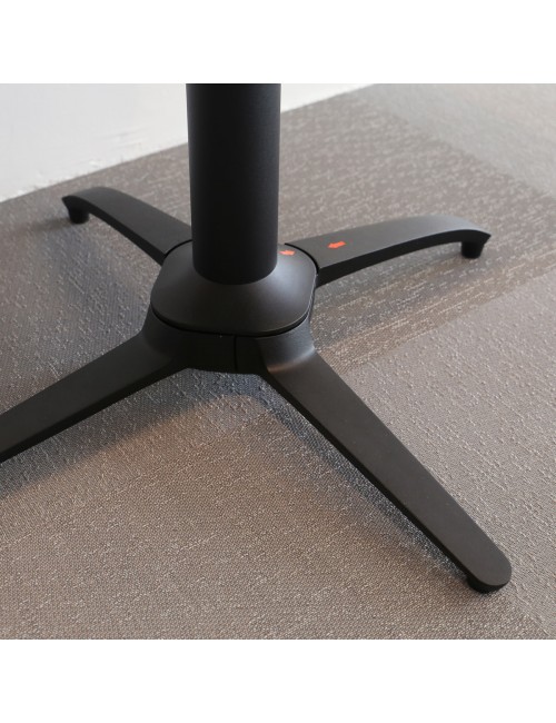 Pied de table abattant encastrable