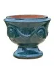 Coupe d'Anduze TERRE FIGUIERE poterie bleu H.48cm
