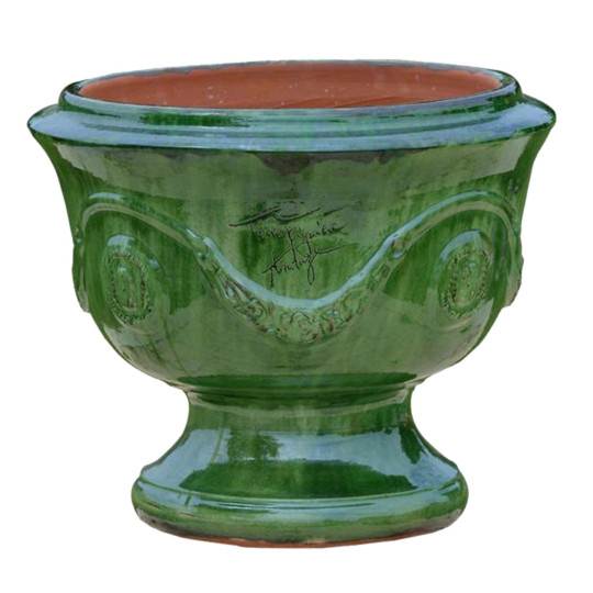 Vase coupe Anduze TERRE FIGUIERE vert