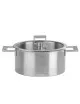 Faitout Cristel Strate en inox avec couvercle induction - 5 tailles
