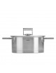 Faitout Cristel Strate en inox avec couvercle induction - 5 tailles