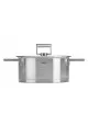 Faitout Cristel Strate en inox avec couvercle induction - 5 tailles