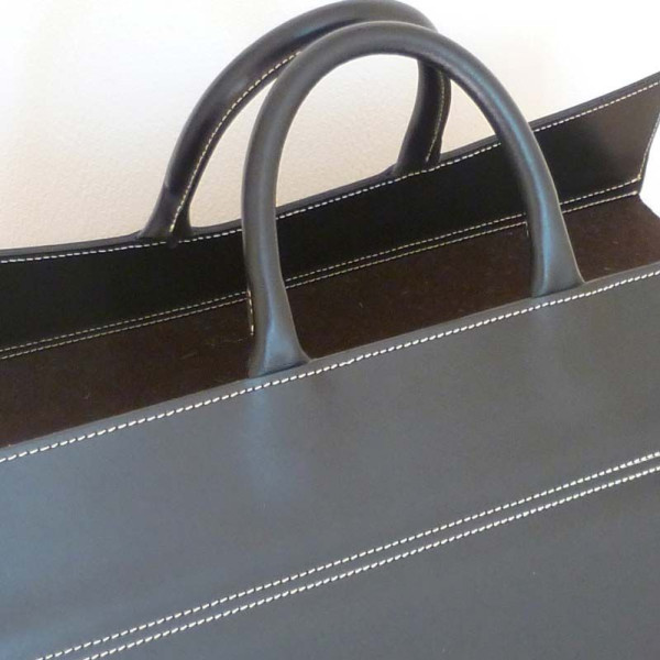 Porte revues Midipy en cuir véritable - 6 coloris