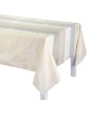 Nappe enduite LE JACQUARD FRANCAIS Fleurs Gourmandes craie - 4 tailles