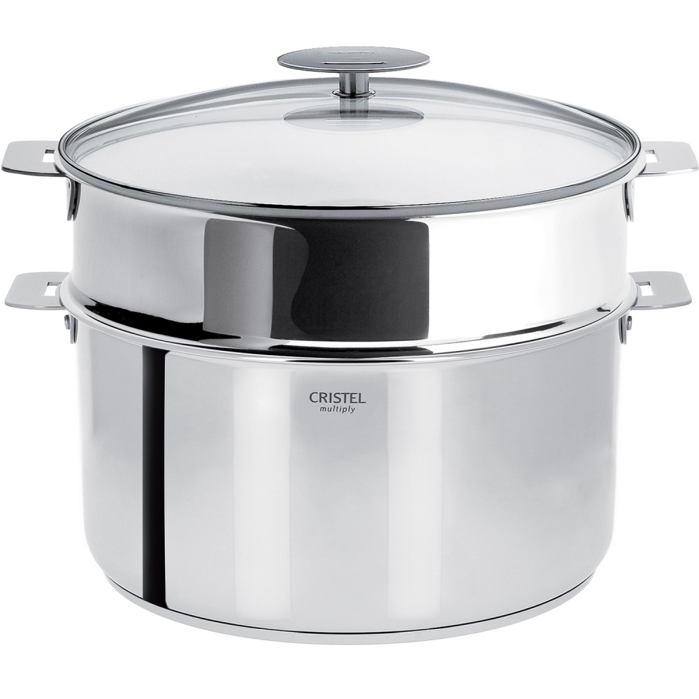 Cuit-Vapeur Boule Inox 23 Cm Pliable - COSY TRENDY - Cuisson Saine Légumes - Adaptable Toutes Casseroles