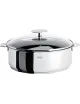 Sauteuse + couvercle CRISTEL Casteline en inox - 4 tailles
