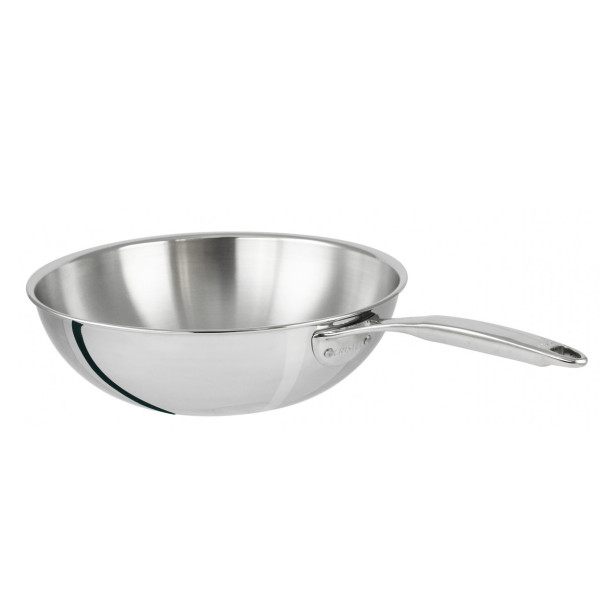 Wok inox Cristel Castel Pro - 5 tailles