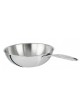 Wok inox Cristel Castel Pro - 5 tailles