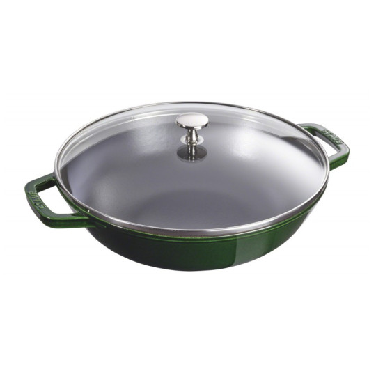 Wok Staub en fonte 30cm - 6 coloris