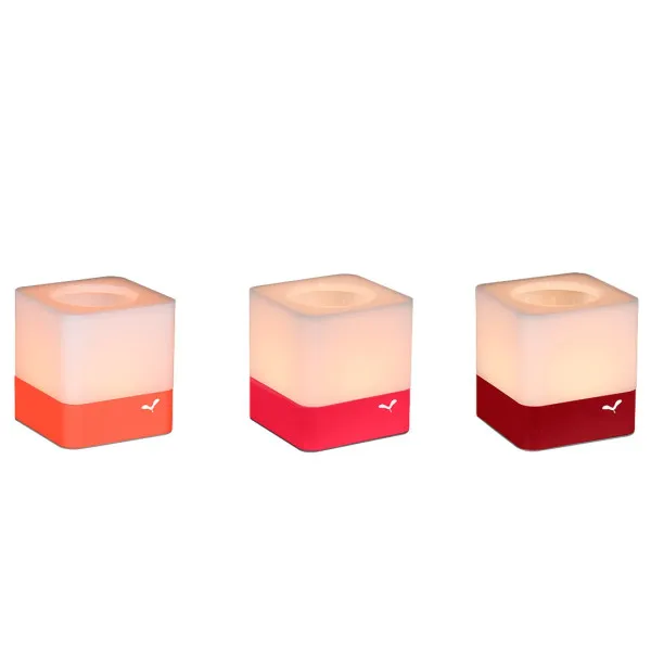 Lot de 3 Photophores FERMOB Cuub - 2 coloris