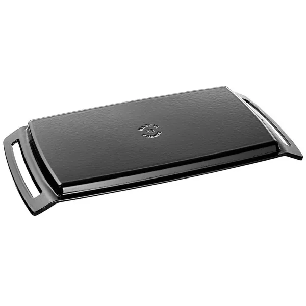 Plancha STAUB en fonte 38cm noir brillant