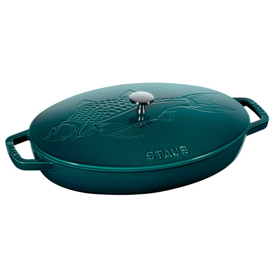Plat à poisson Staub Blue La Mer 33cm