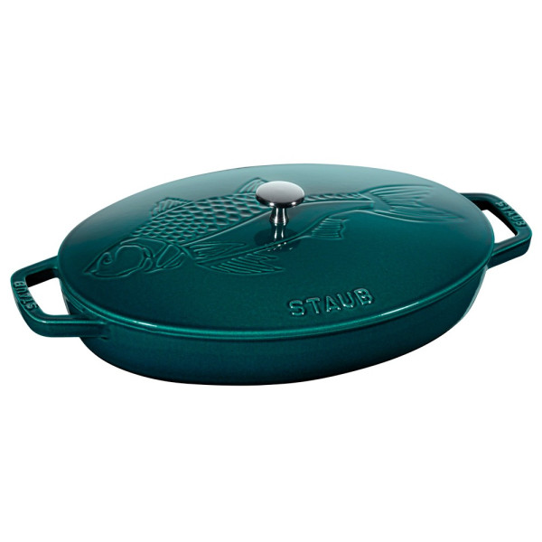 Plat à poisson Staub Blue La Mer 33cm