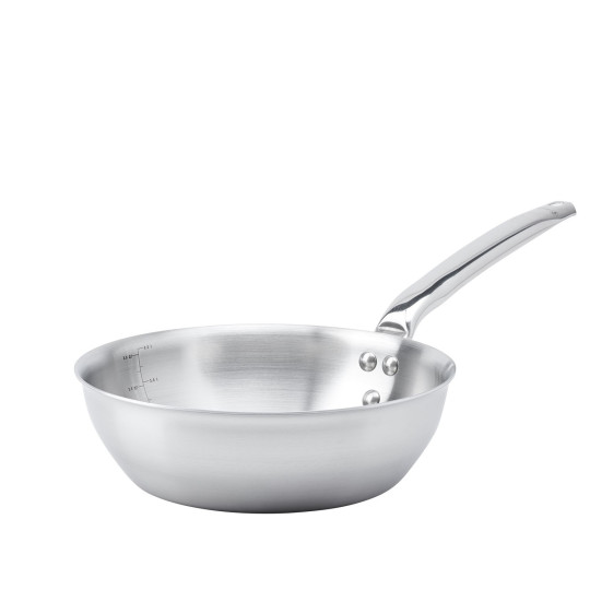 Sauteuse bombée en inox DE BUYER Alchimy - 3 tailles
