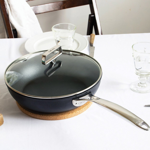Sauteuse avec poignée Cristel Castel Pro Ultralu Exceliss - 2 tailles