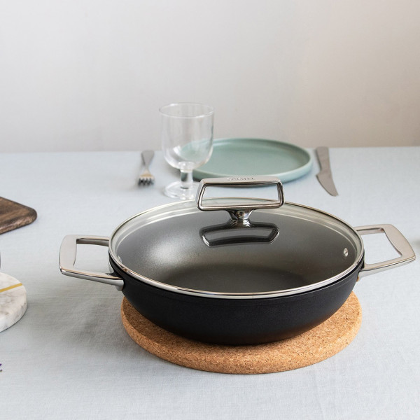Sauteuse couvercle Cristel Castel Pro Ultralu Exceliss - 2 tailles