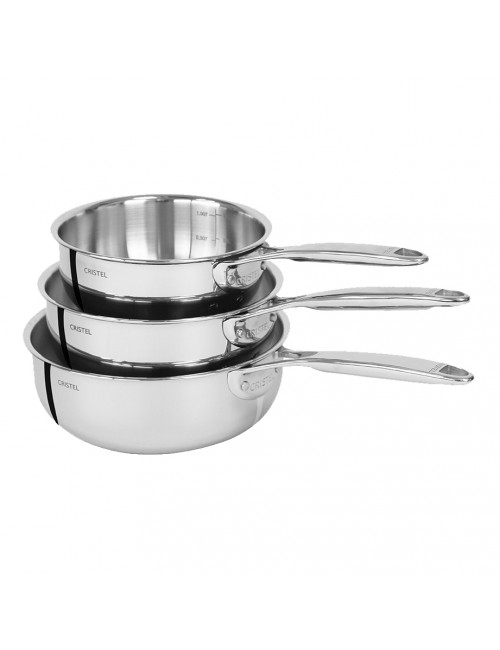 Set batterie CRISTEL Castel Pro 7 pièces inox