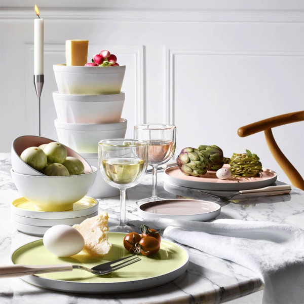 4 Assiettes La Vaisselle de l'ECONOME DEGRENNE - 4 coloris 3 tailles