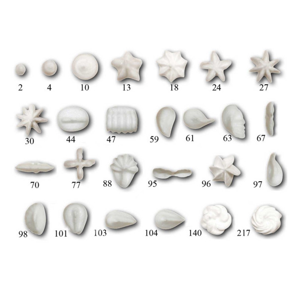 Coffret De Buyer de 26 douilles fines en inox, spéciales décor