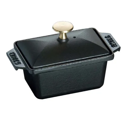 Terrine en fonte STAUB 15x11cm noir mat