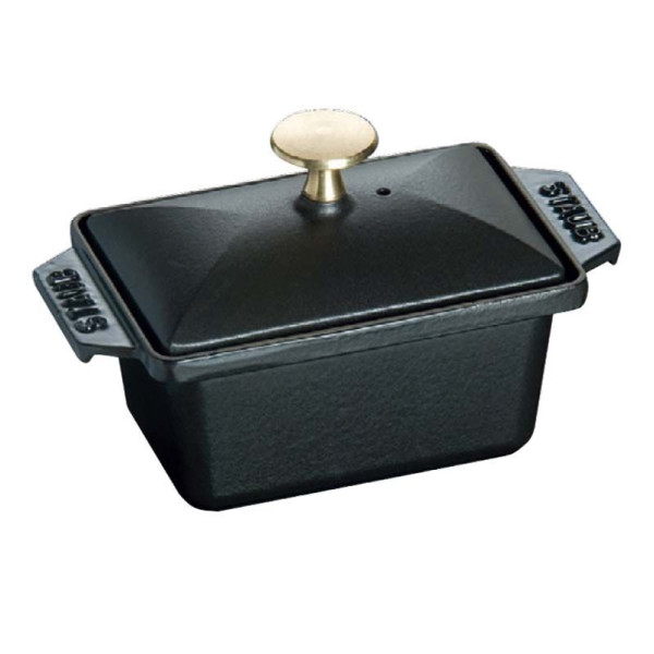 Terrine en fonte STAUB noir mat 15x11cm