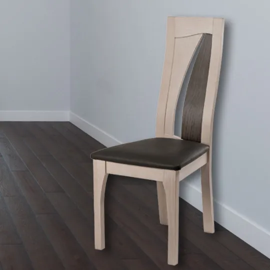 Chaise Zena Lelièvre en chêne - personnalisable