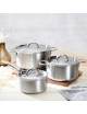 Set batterie 6 pièces Alchimy De Buyer casserole faitout