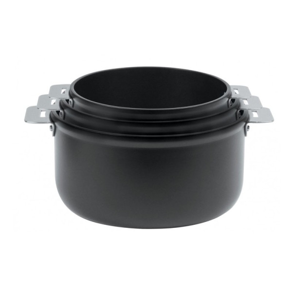 Set batterie de 3 casseroles Cristel Cookway poignée amovible