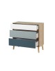 Chambre GAMI Larvik Lit armoire commode bureau