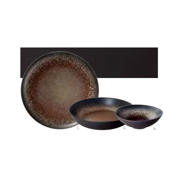 IN SITU ASSIETTE TERRE D'OMBRE