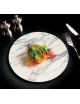 Assiette IN SITU MATFER BOURGEAT Marmor en porcelaine
