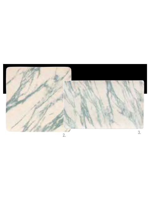 Assiette IN SITU MATFER BOURGEAT Marmor en porcelaine