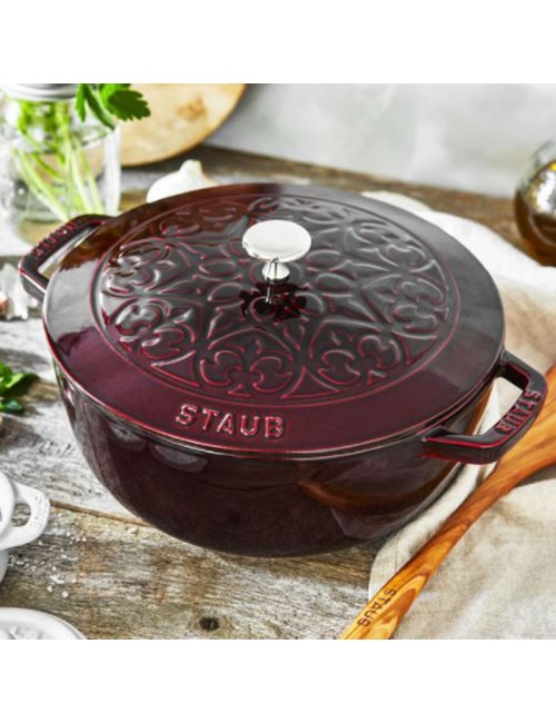 Cocotte Staub Lys 24cm - Grenadine en fonte