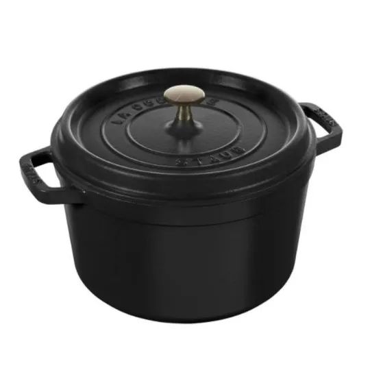 Cocotte ronde haute Staub 24cm - 3 coloris