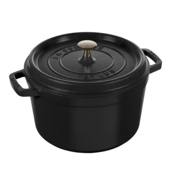 Cocotte ronde haute Staub 24cm - 3 coloris