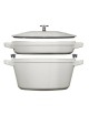 Set empilable Staub 3 pièces cocotte poêle 24cm en fonte