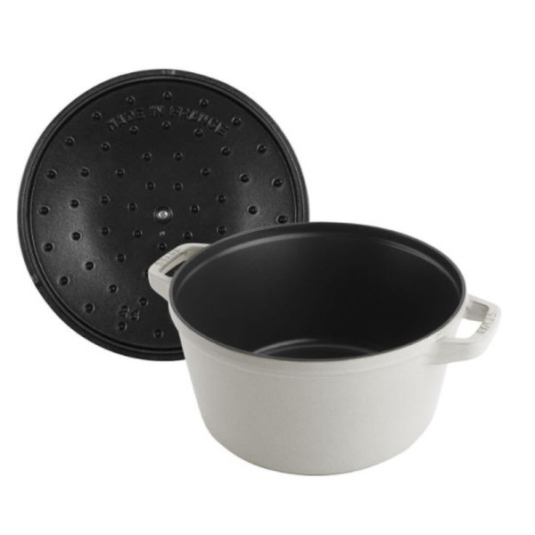 Set empilable Staub 3 pièces cocotte poêle 24cm en fonte