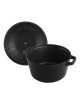 Set empilable STAUB 3 pièces en fonte 24cm cocotte poêle - 3 coloris