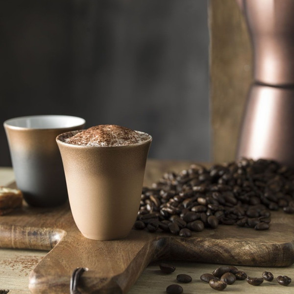 Coffret 4 tasses moka Illusions DEGRENNE