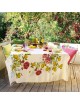 Nappe Garnier Thiebaut Citrons de Menton en lin - 4 dimensions