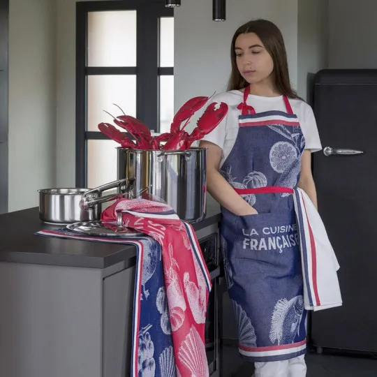 Tablier Gastronomie Le Jacquard Français - 2 coloris