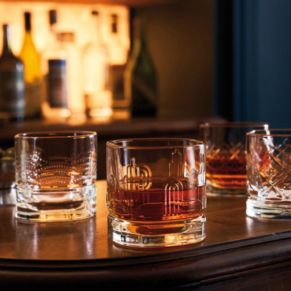 Set de 4 verres à whisky Dandy La Rochère