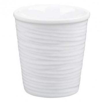 Gobelet expresso Plisséo en porcelaine 9cl