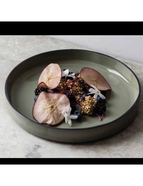 Assiette Cardamone Matfer Bourgeat In Situ en porcelaine